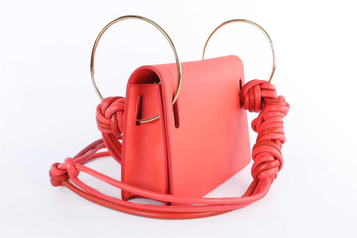 ROKSANDA ORANGE DIA LEATHER SHOULDER BAG