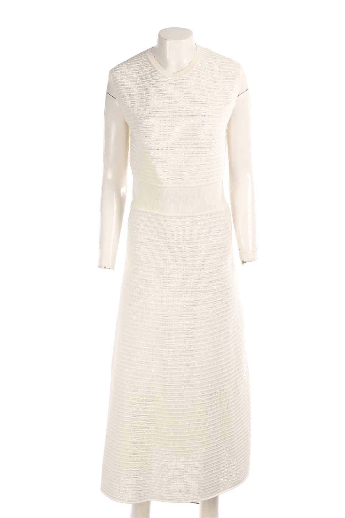 MOLLI CREAM COTTON MAXI DRESS SMALL