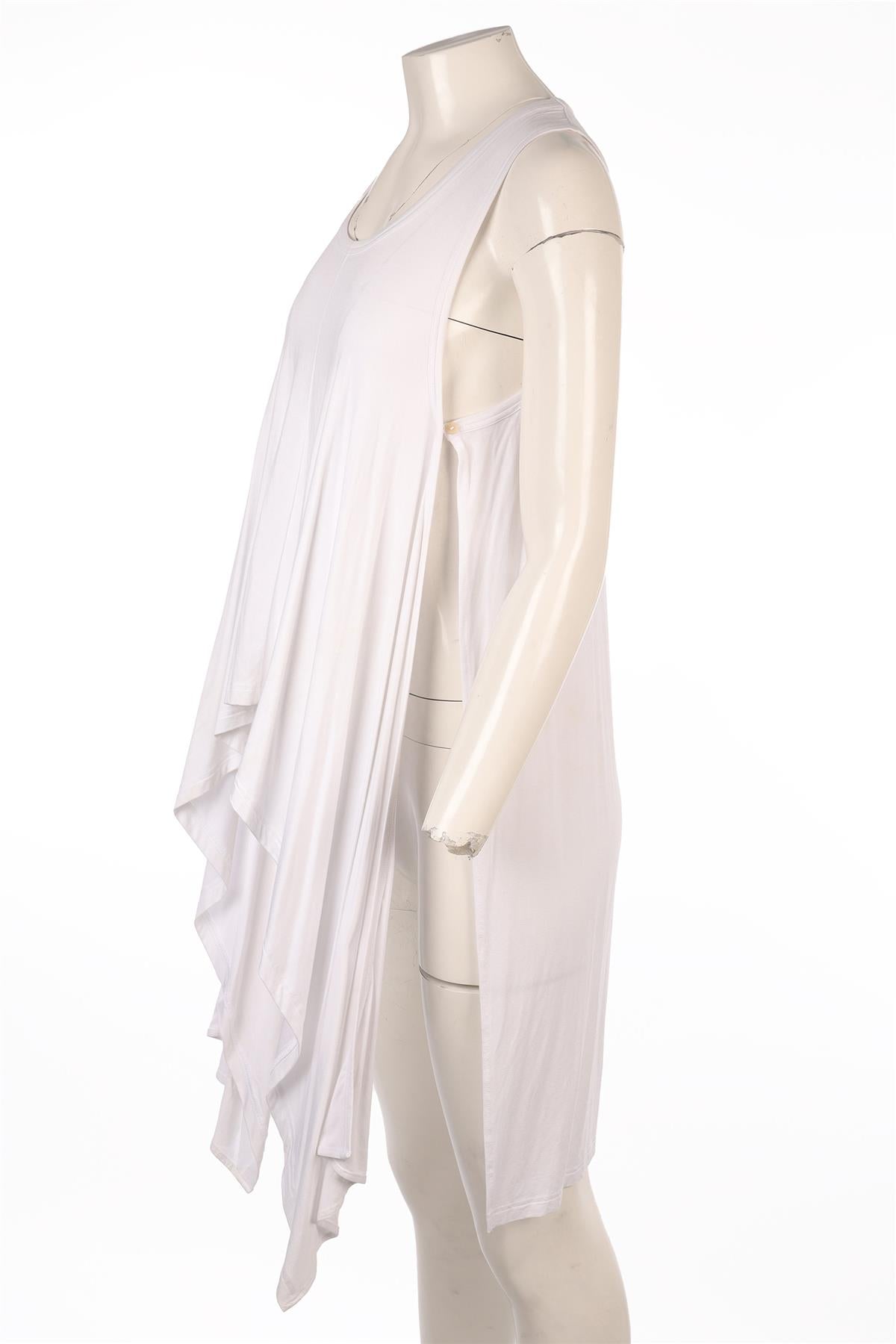 LOEWE + PAULA'S IBIZA WHITE JERSEY TOP SMALL