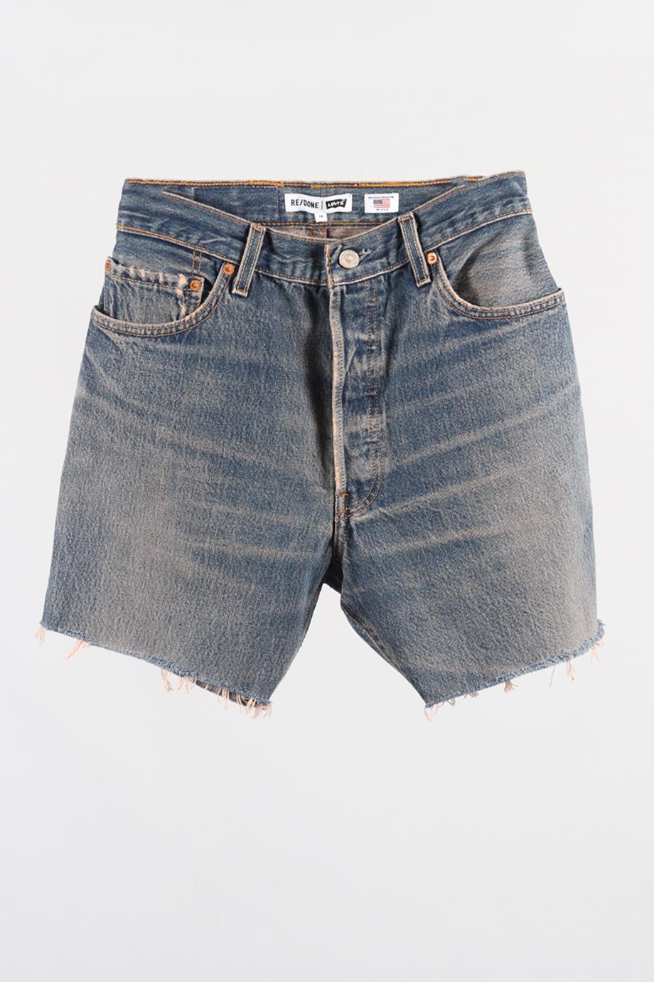 RE/DONE HIGH RISE DENIM SHORTS W24 UK 6