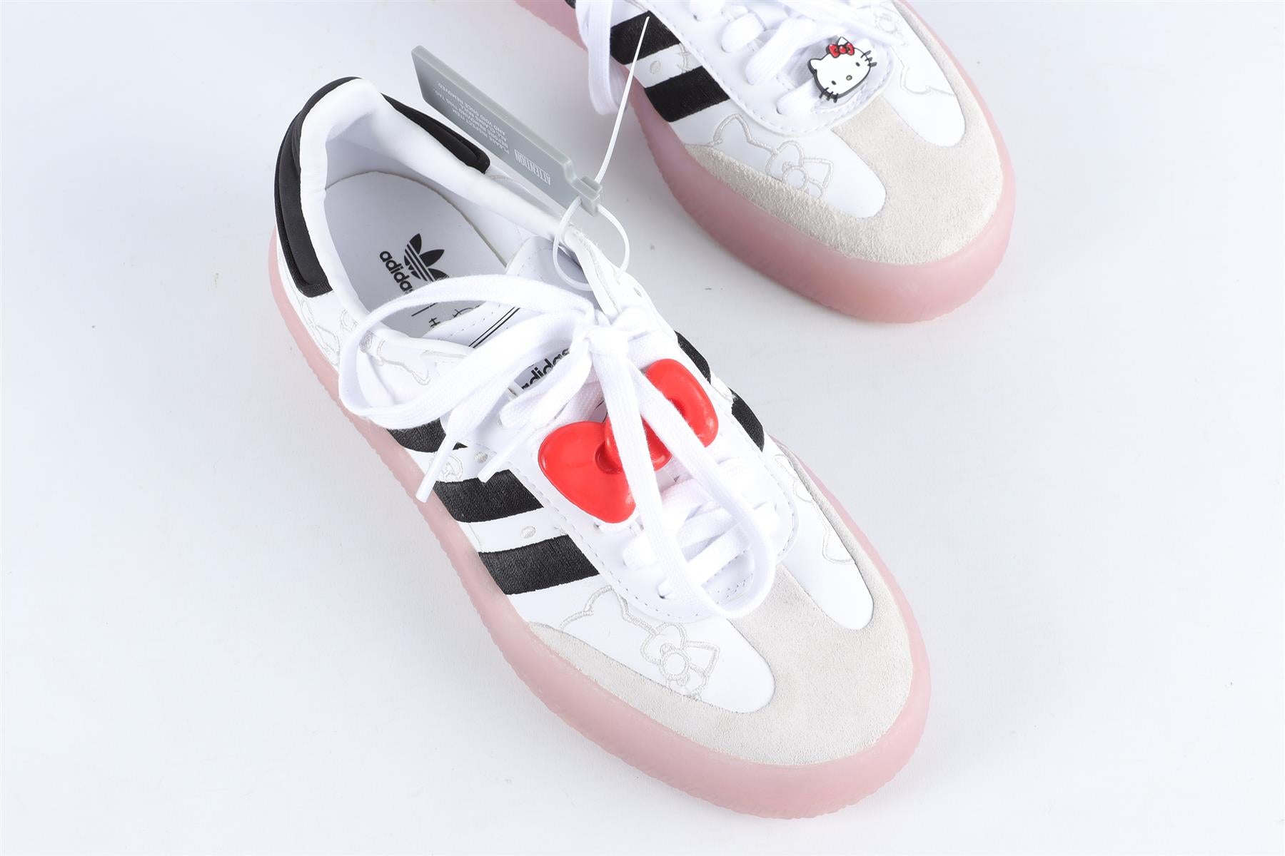 ADIDAS WHITE LEATHER TRAINERS UK 4.5 EU 37.5 US 6