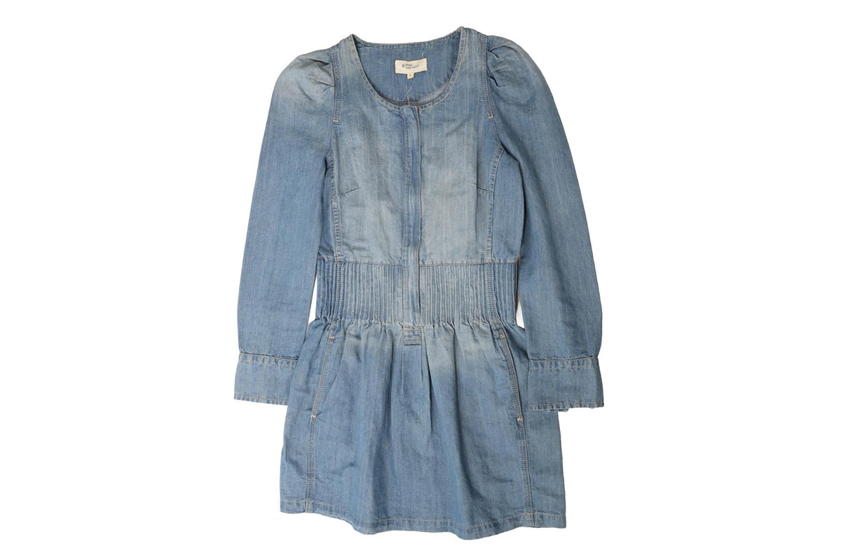 ISABEL MARANT ÉTOILE BLUE DENIM MINI DRESS FR 34 UK 6