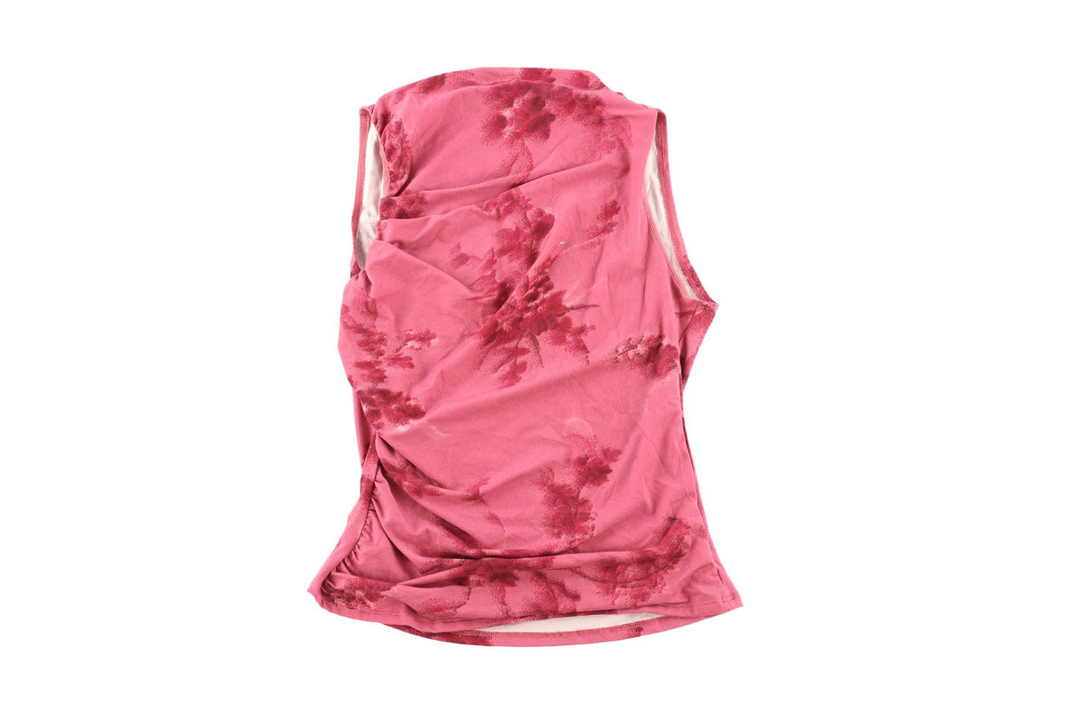 REFORMATION PINK JERSEY TOP SMALL