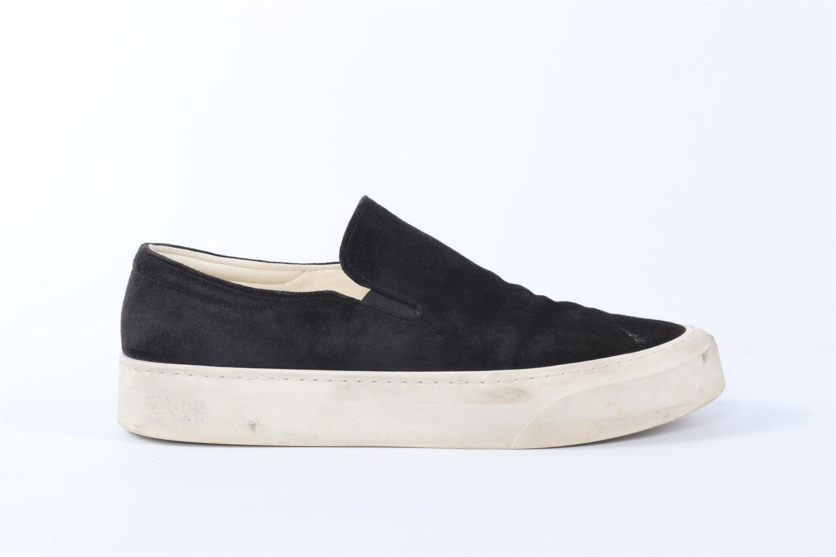 THE ROW BLACK SUEDE SNEAKERS EU 38 UK 5 US 8