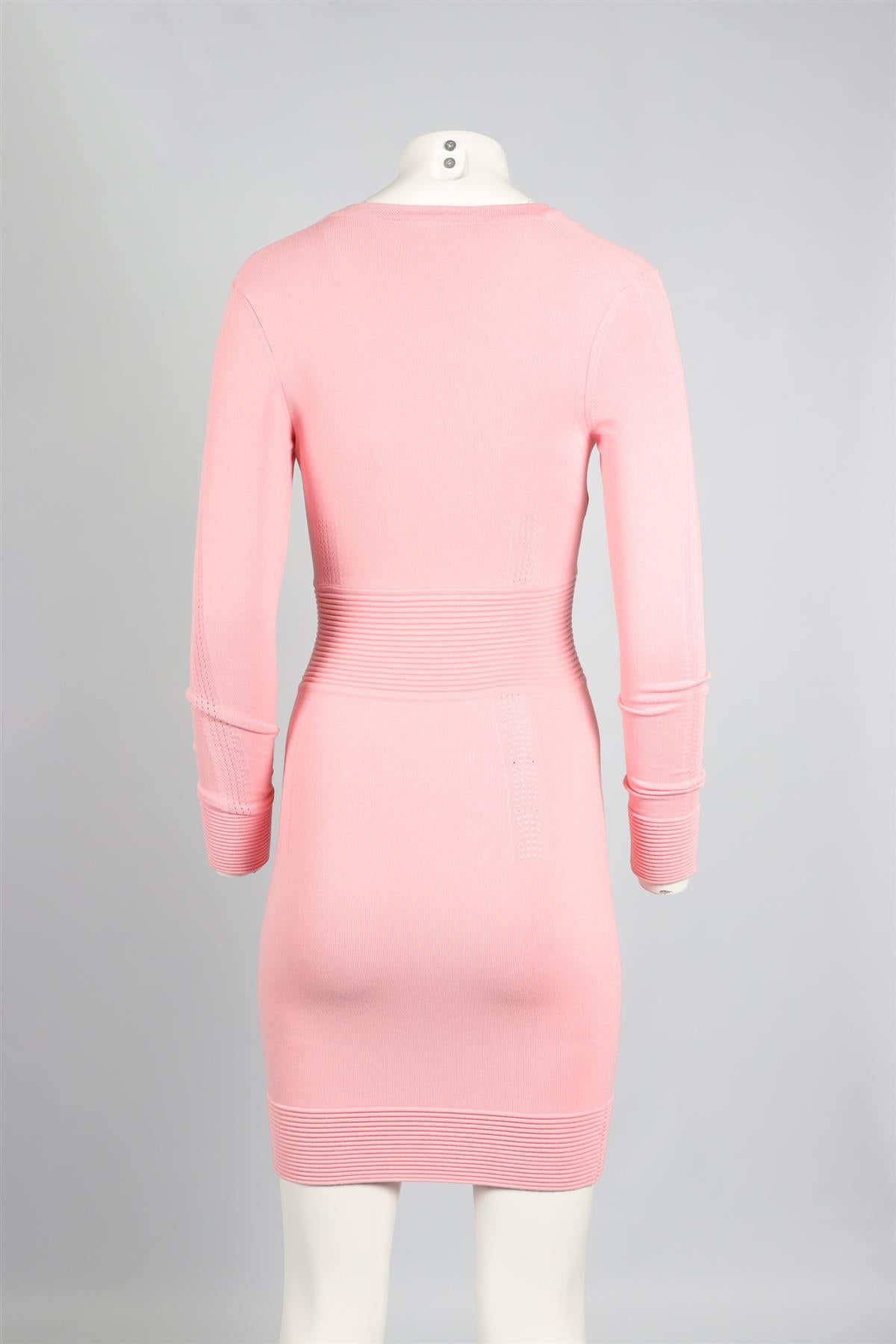 LA PERLA PINK KNIT MINI DRESS XSMALL