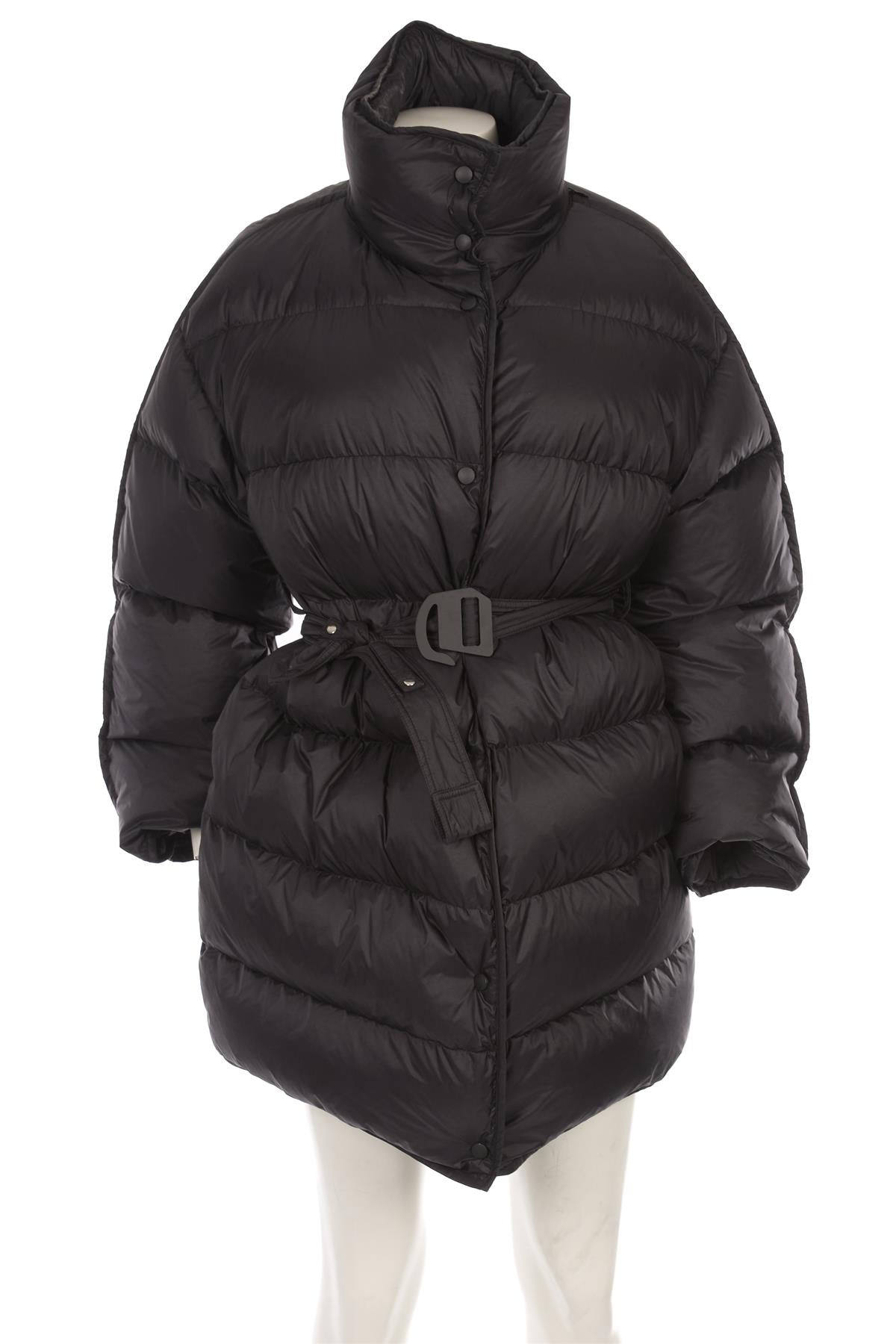 ACNE STUDIOS BLACK PADDED SHELL COAT DE 36 UK 8