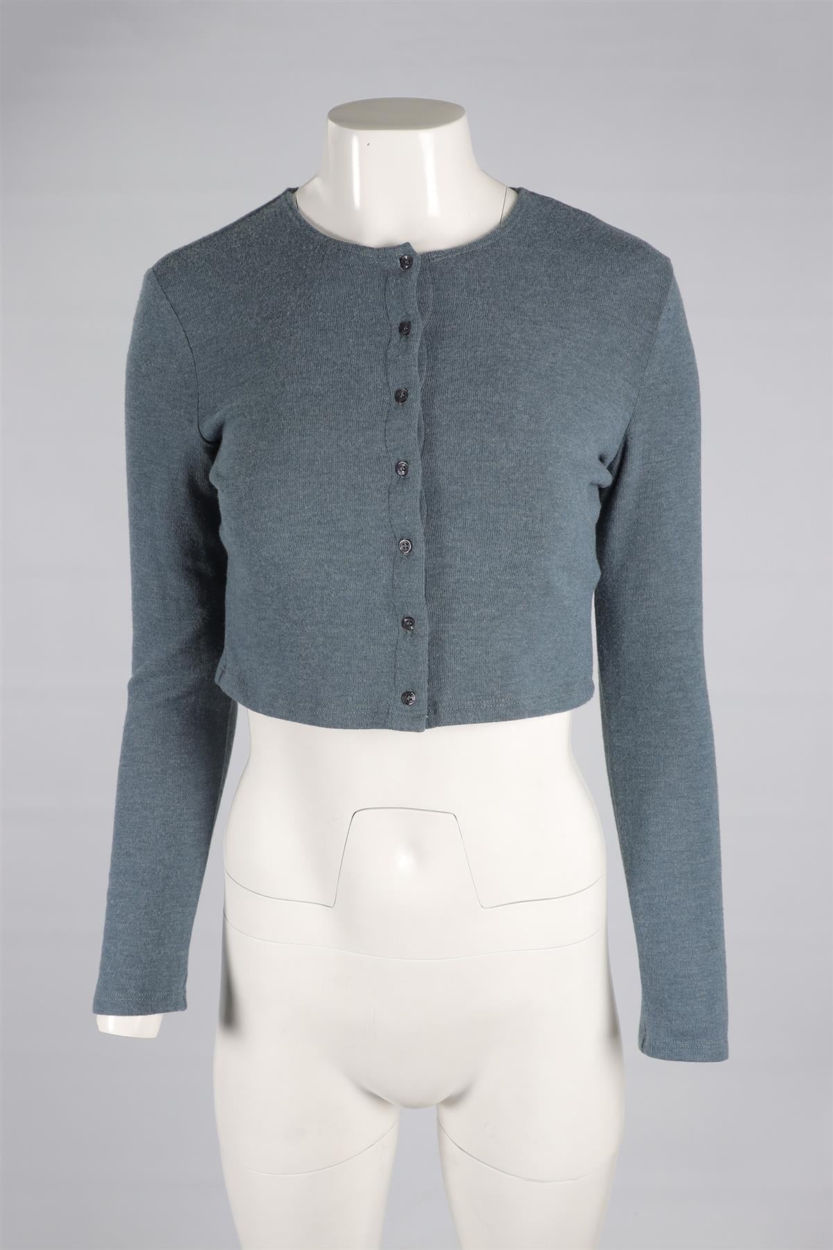 LESET BLUE KNIT CARDIGAN SMALL