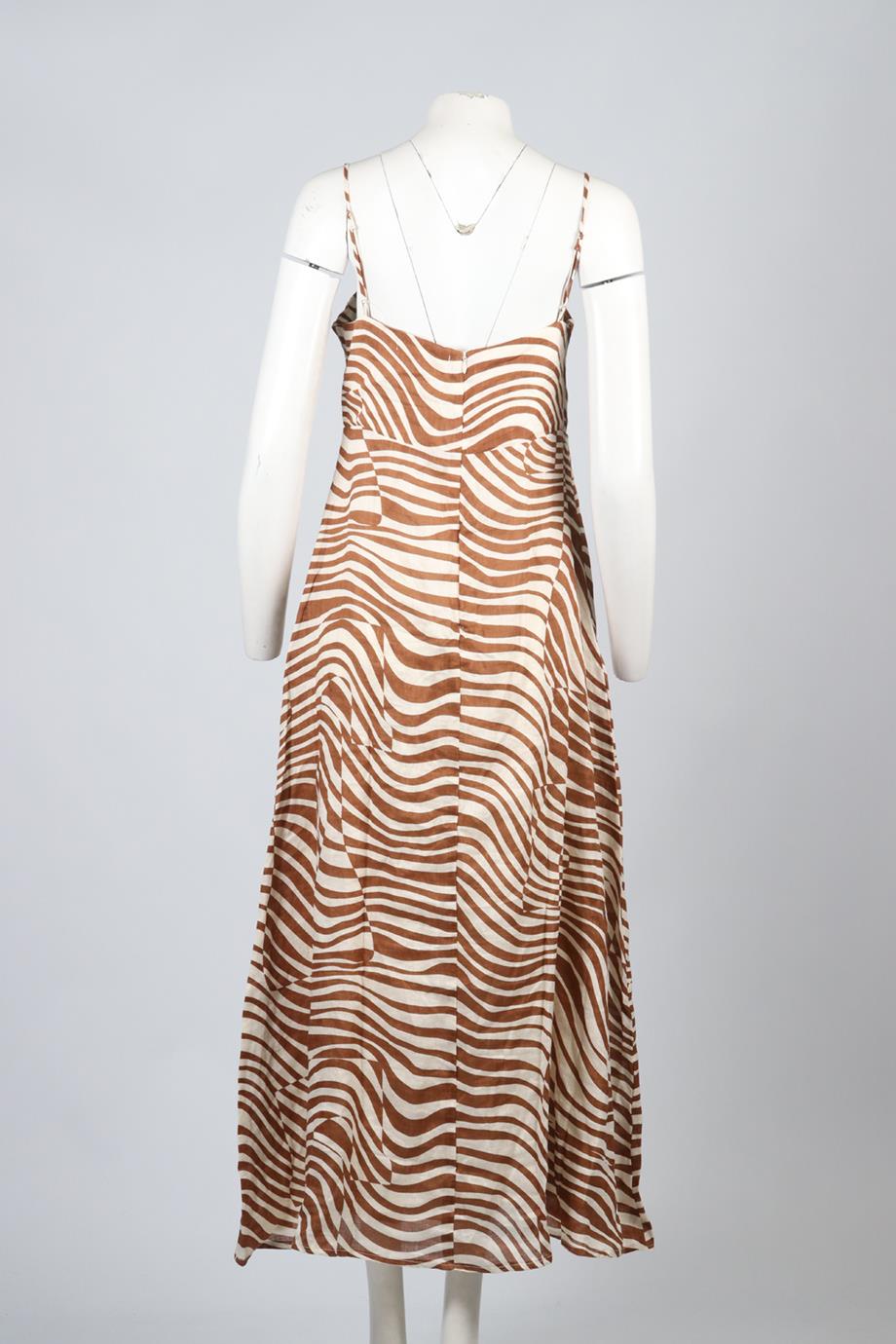 FAITHFULL THE BRAND LINEN MAXI DRESS XLARGE