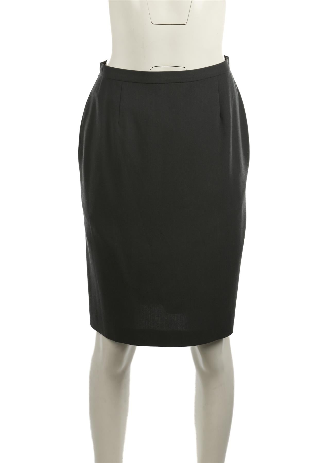 GIORGIO ARMANI GREEN VINTAGE WOOL SKIRT SUIT IT 40 UK 8