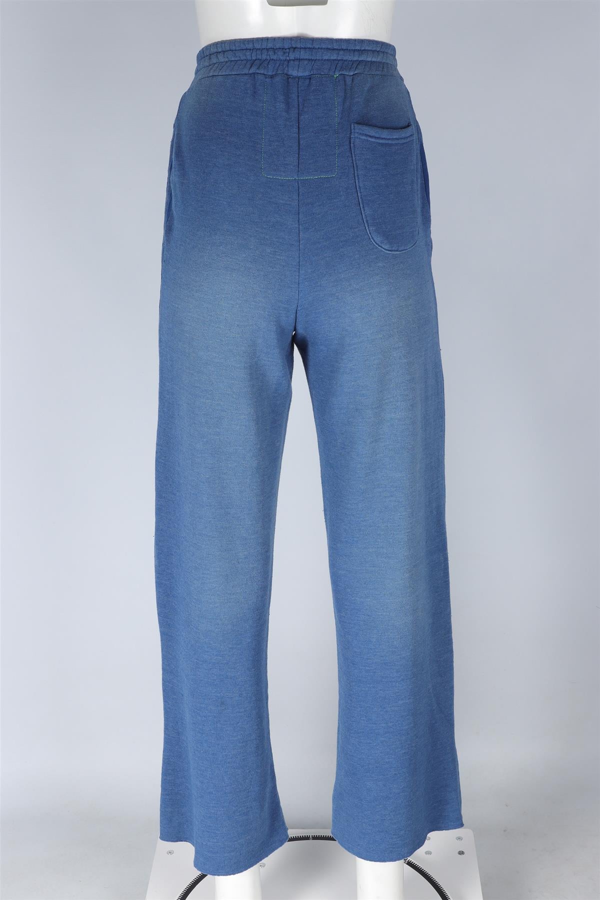 AVIATOR NATION NAVY COTTON TRACK PANTS XSMALL