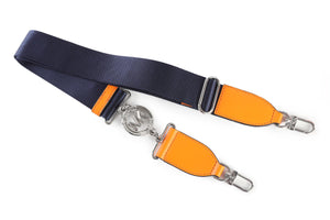 MICHAEL KORS + ELLESSE ORANGE BRADSHAW CANVAS SHOULDER BAG