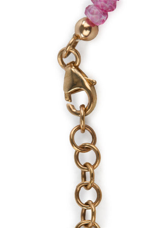 ROXANNE FIRST PINK THE WARRIOR BEAD NECKLACE 34-37 CM