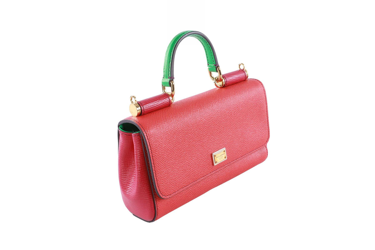 DOLCE & GABBANA MULTI MISS SICILY SMALL LEATHER CROSSBODY BAG