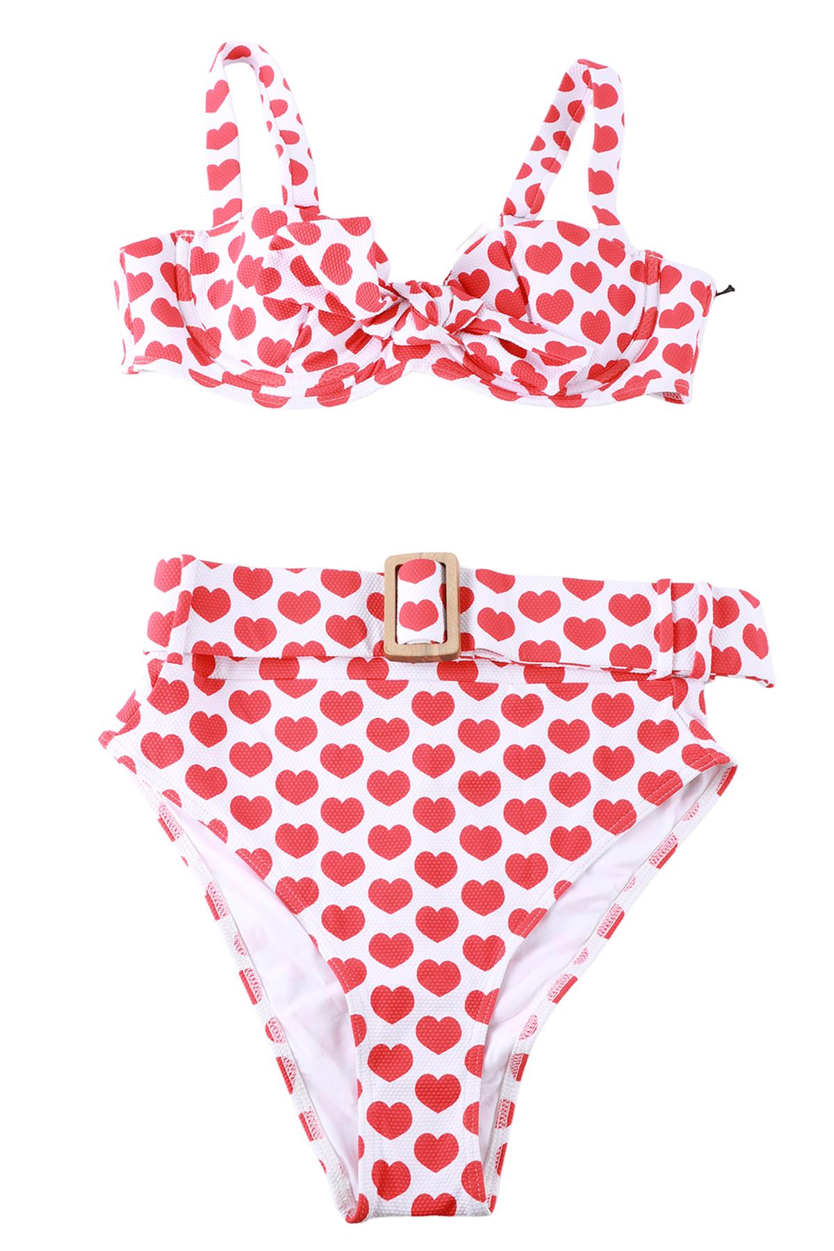 ALEXANDRA MIRO RED BIKINI SMALL