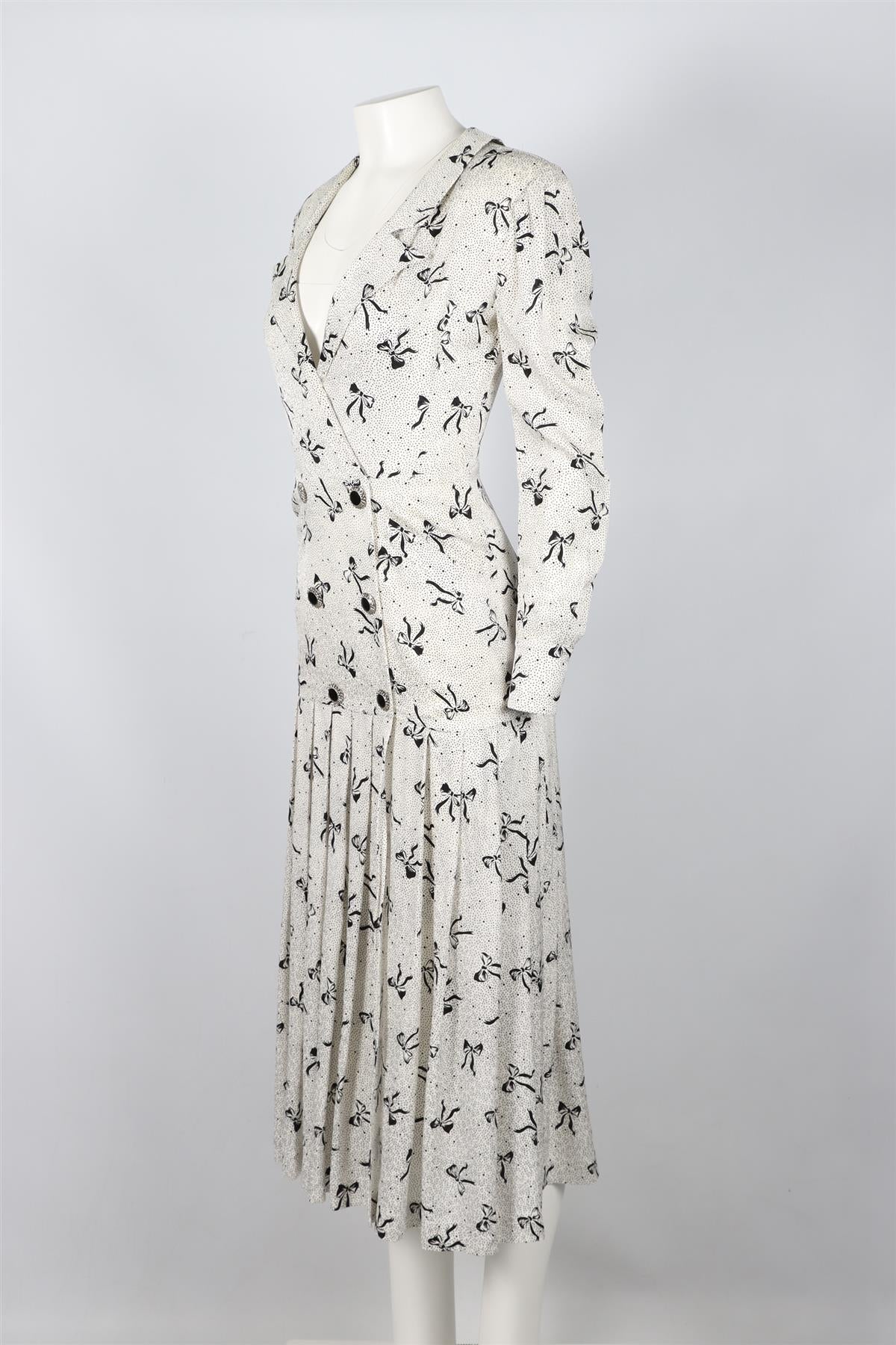 ALESSANDRA RICH SILK MAXI DRESS IT 38 UK 6