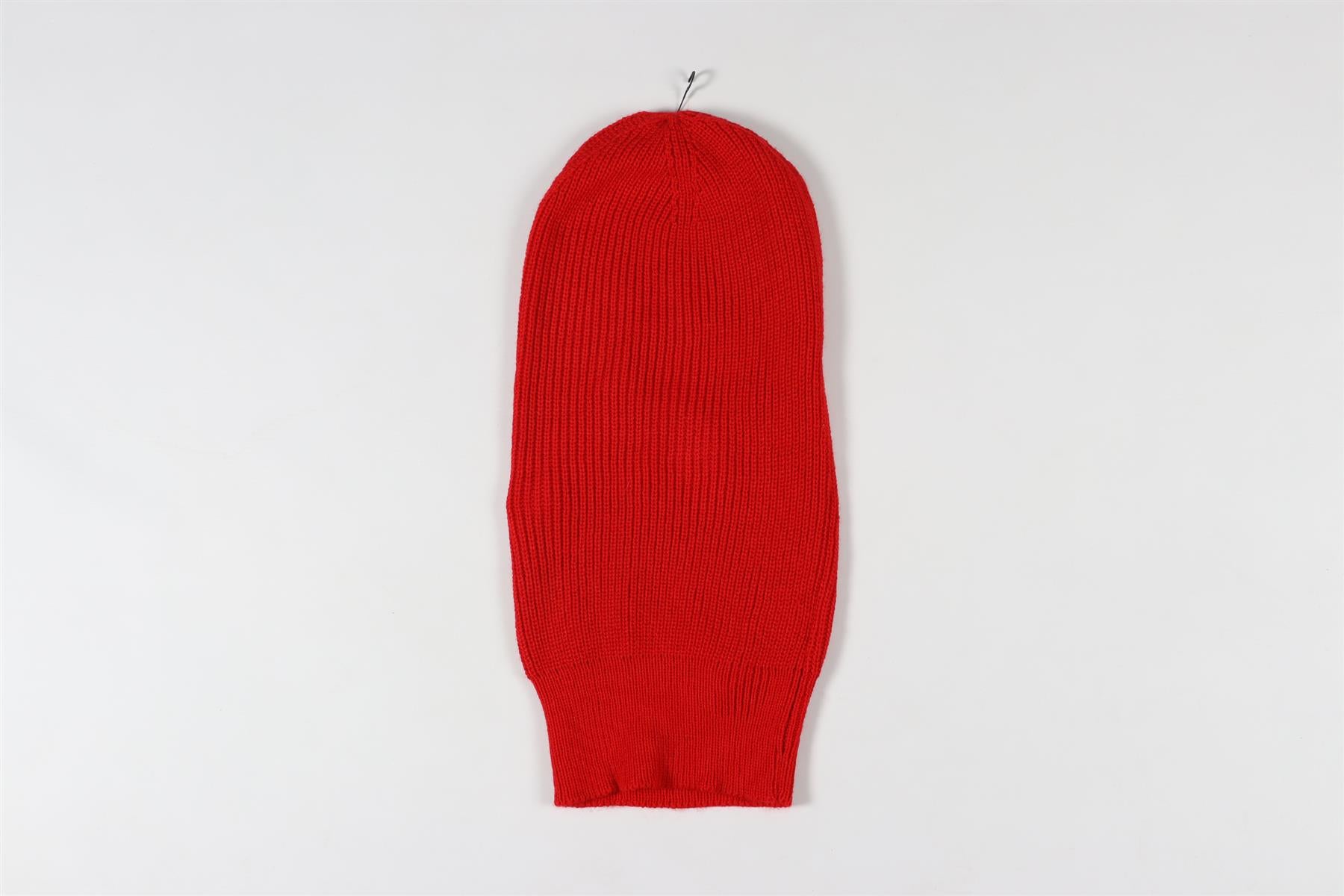 SUPREME + NEW ERA RED KNIT BALACLAVA ONE SIZE