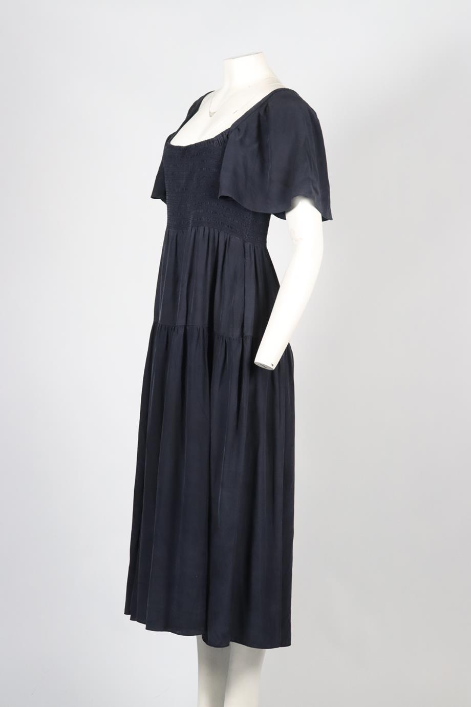 LA LIGNE SILK MAXI DRESS XLARGE