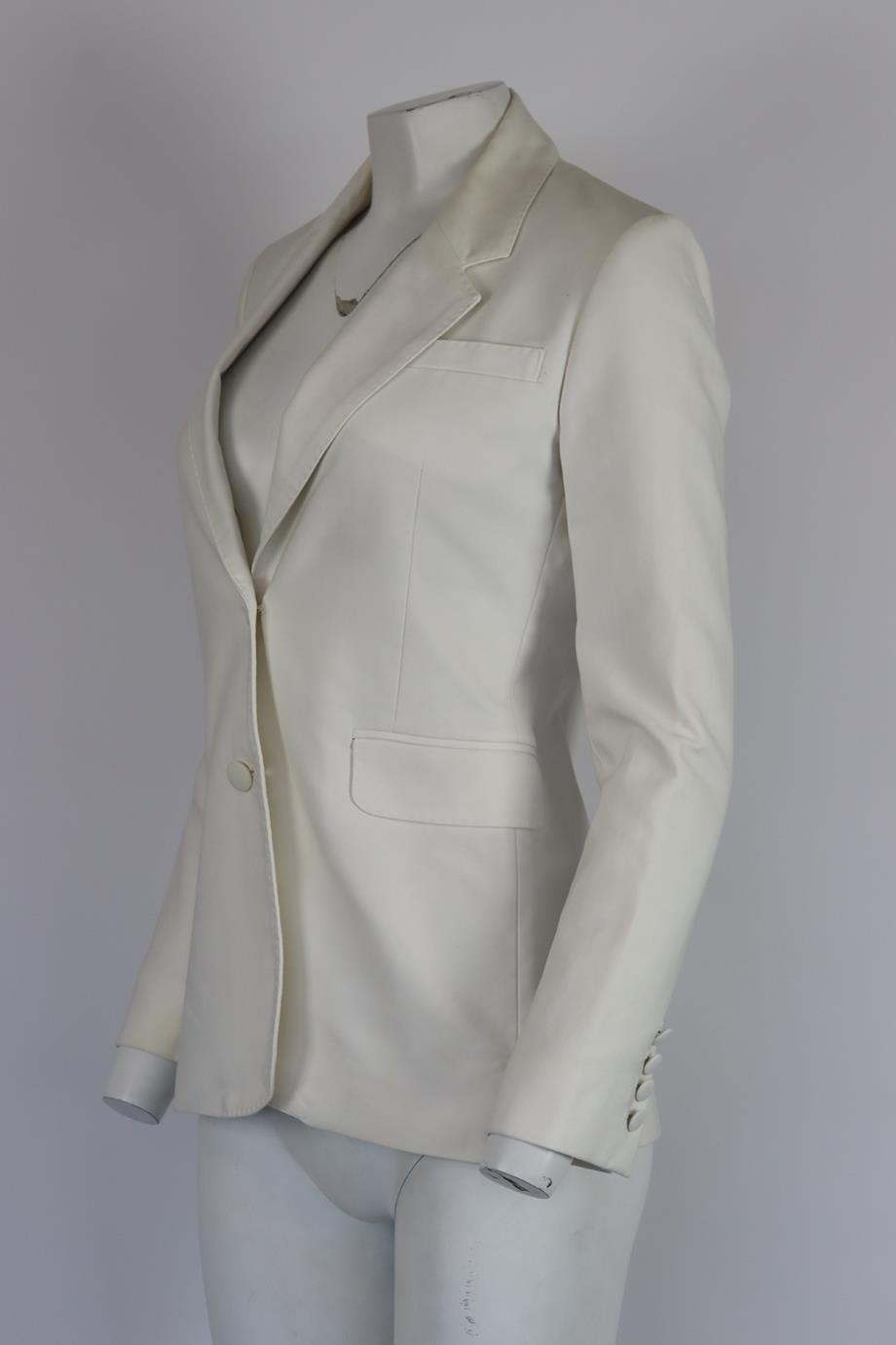 GABRIELA HEARST COTTON BLEND BLAZER IT 40 UK 8