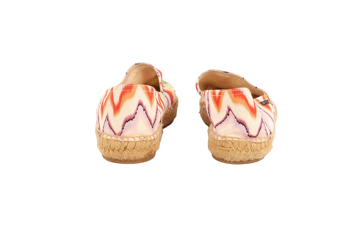 MISSONI MULTI CANVAS ESPADRILLES EU 38 UK 5