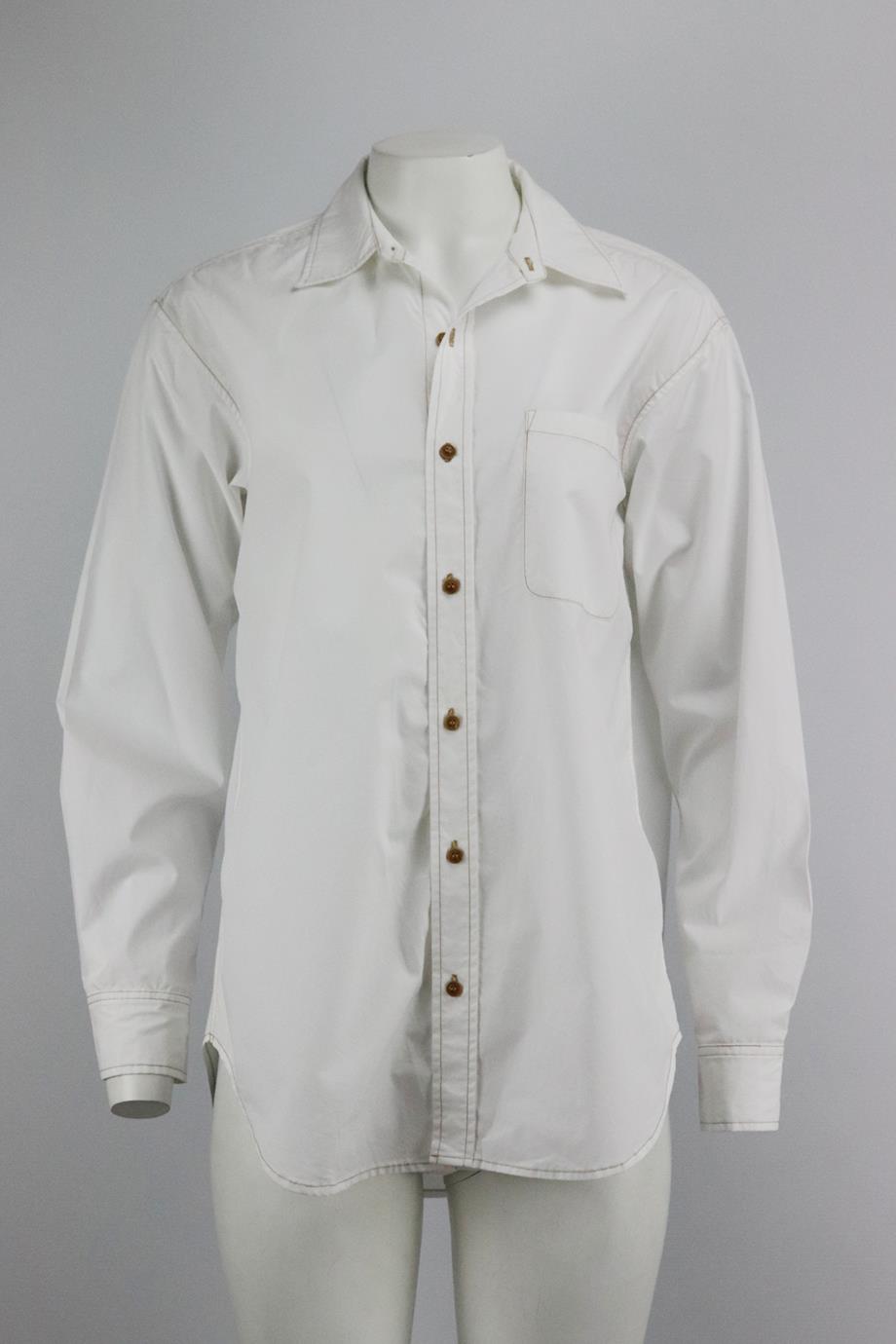 RE/DONE OVERSIZED COTTON SHIRT SMALL