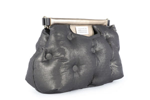 MAISON MARGIELA NAVY GLAM SLAM FABRIC CLUTCH