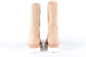 MAGDA BUTRYM BEIGE CANVAS BOOTS EU 38 UK 5 US 8