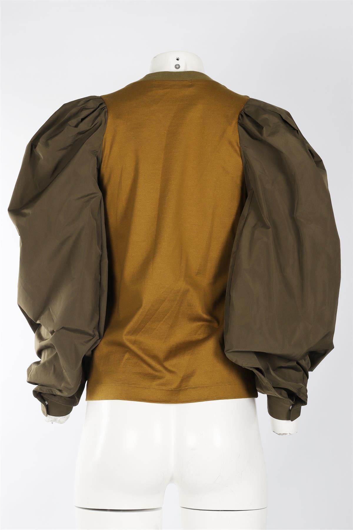 TOGA PULLA GREEN COTTON TOP FR 36 UK 8