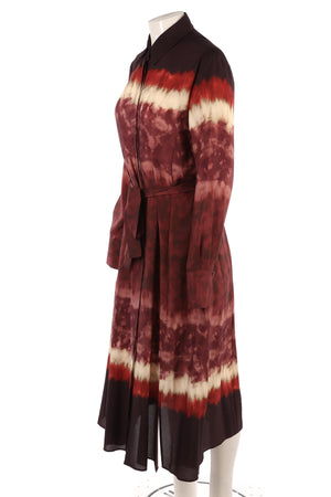 ALTUZARRA BROWN CREPE MAXI DRESS FR 40 UK 12