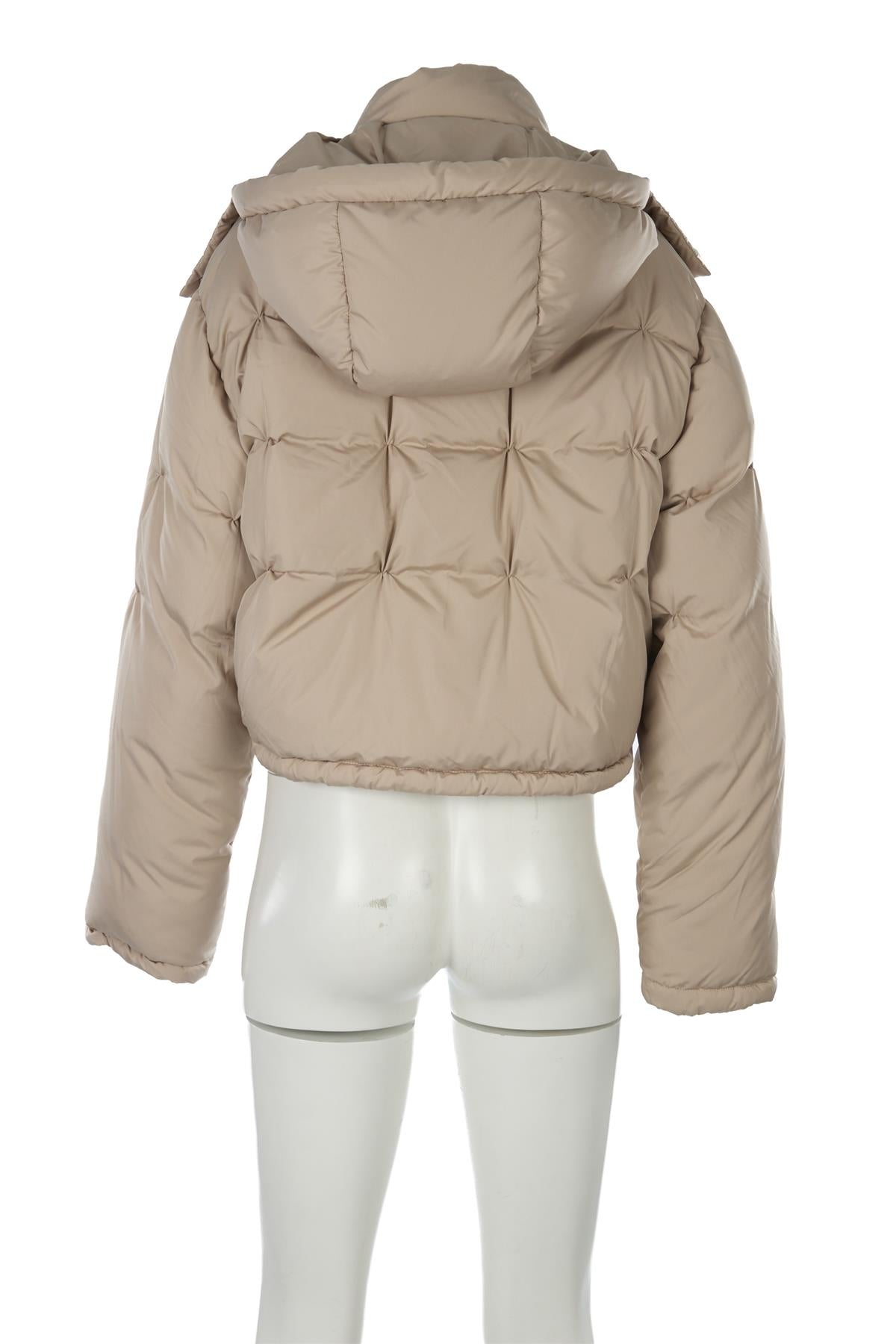 LOEWE BEIGE PADDED DOWN JACKET FR 36 UK 8