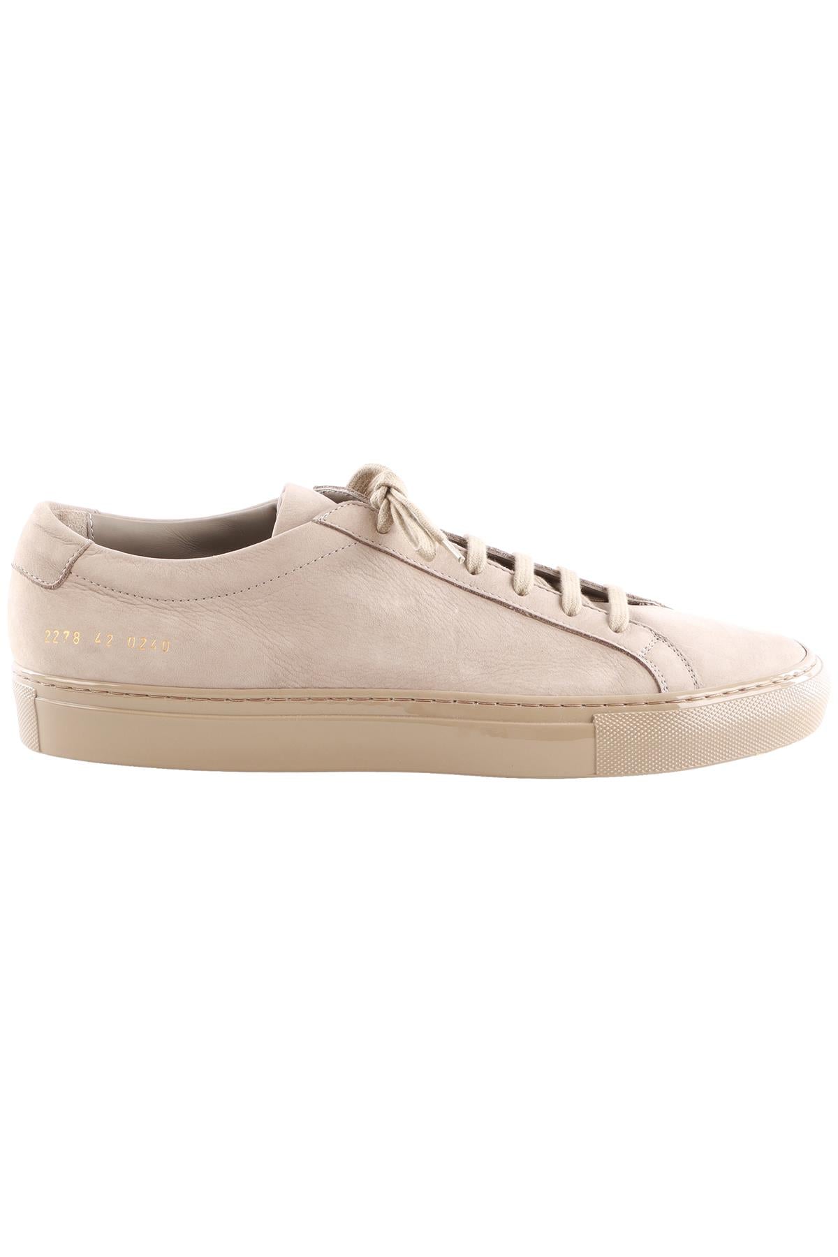COMMON PROJECTS TAUPE MEN'S SUEDE SNEAKERS EU 42 UK 8 US 9