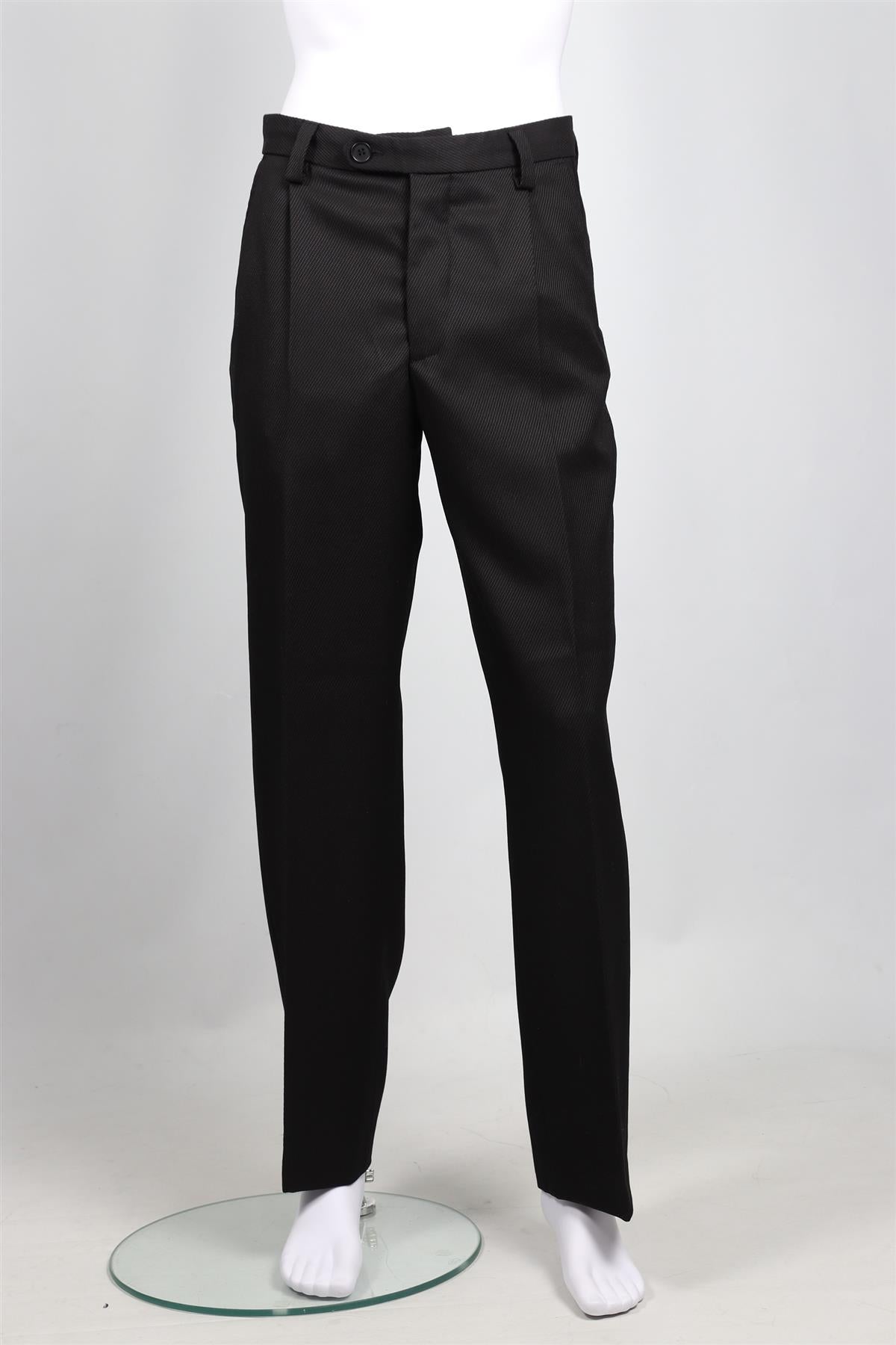 MFPEN BLACK MEN'S WOOL TROUSERS SMALL