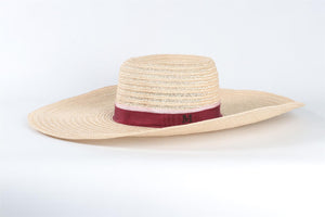 MAISON MICHEL BEIGE STRAW HAT