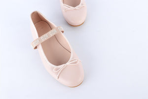 CHRISTIAN DIOR PINK KIDS GIRLS BALLET FLATS EU 35 UK 2 US 3