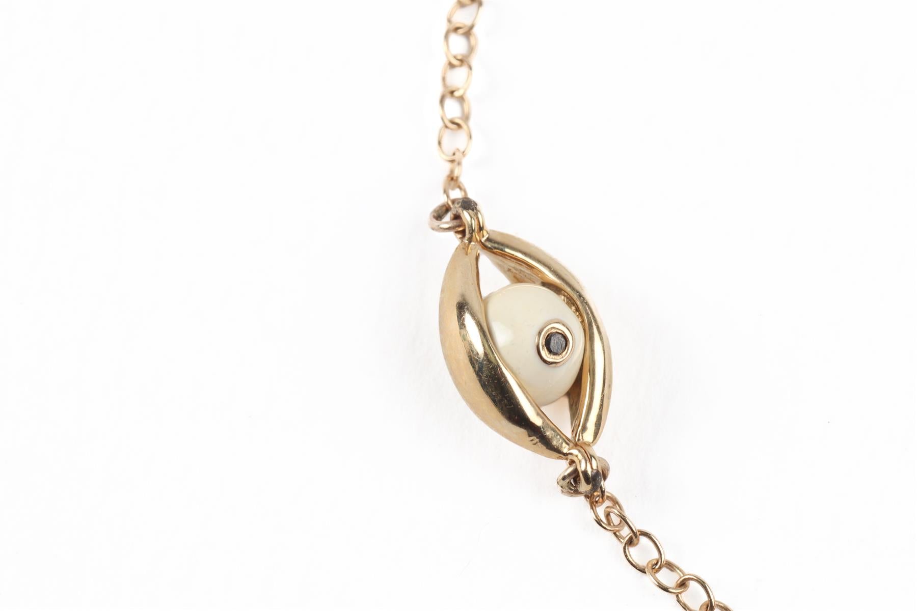 ALISON LOU 14K YELLOW GOLD AND DIAMOND BRACELET