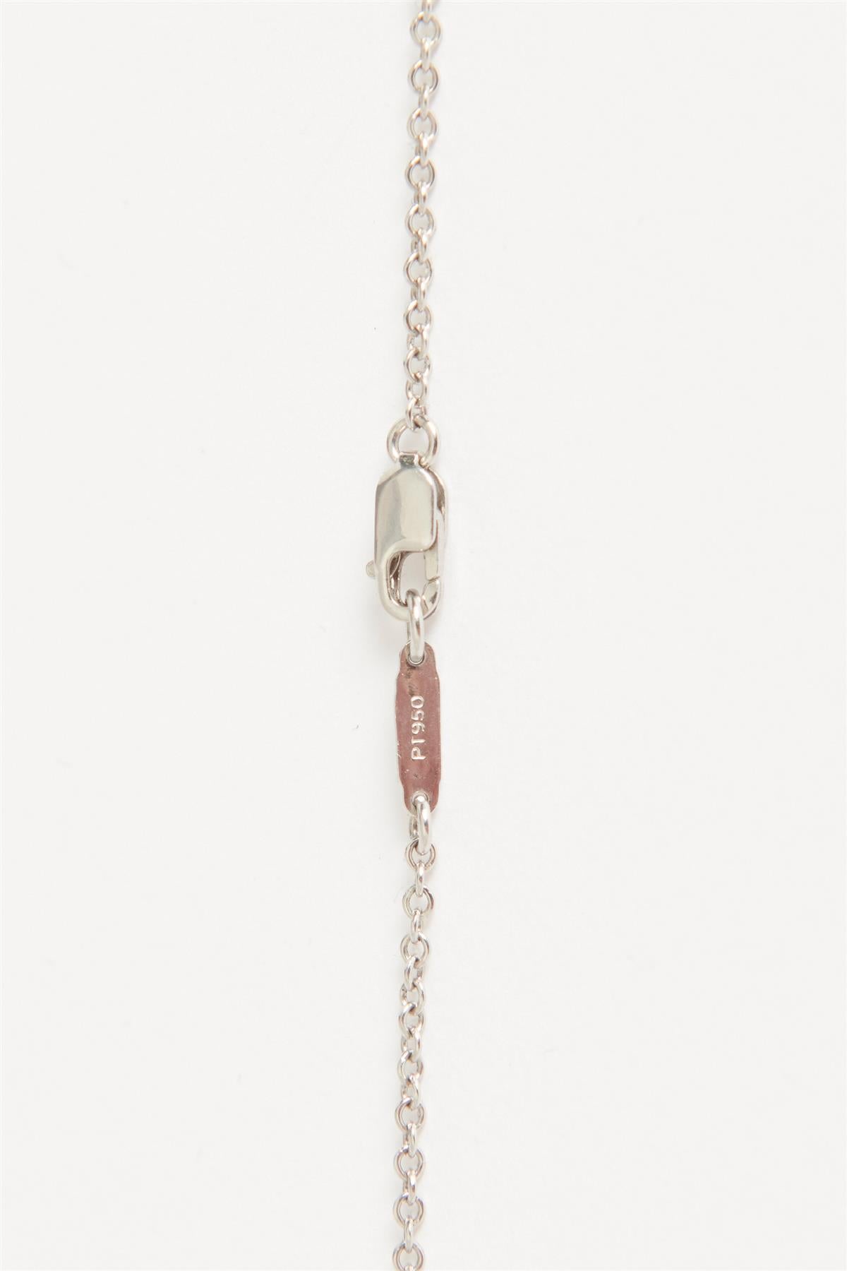 TIFFANY & CO. ROUND KALEDIOSCOPE 18K WHITE GOLD AND DIAMOND NECKLACE