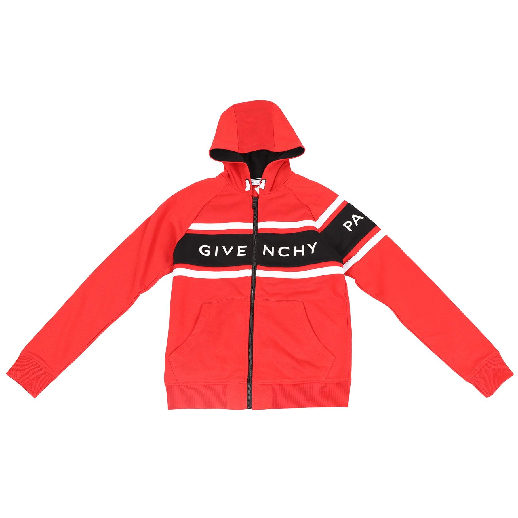 GIVENCHY KIDS BOYS COTTON HOODIE 12 YEARS
