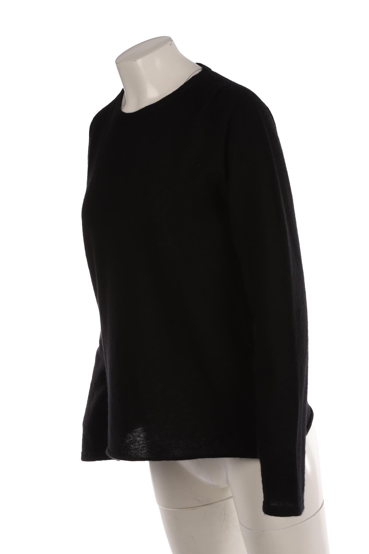MAJESTIC FILATURES BLACK CASHMERE SWEATER FR 42