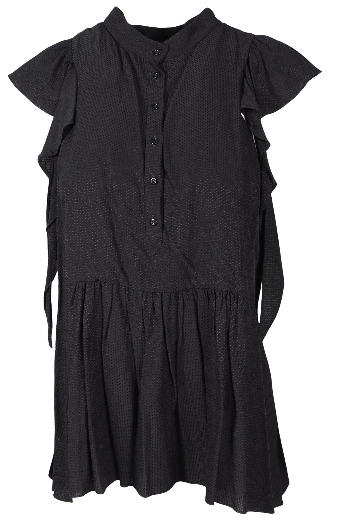 CHLOÉ BLACK SILK TOP LARGE