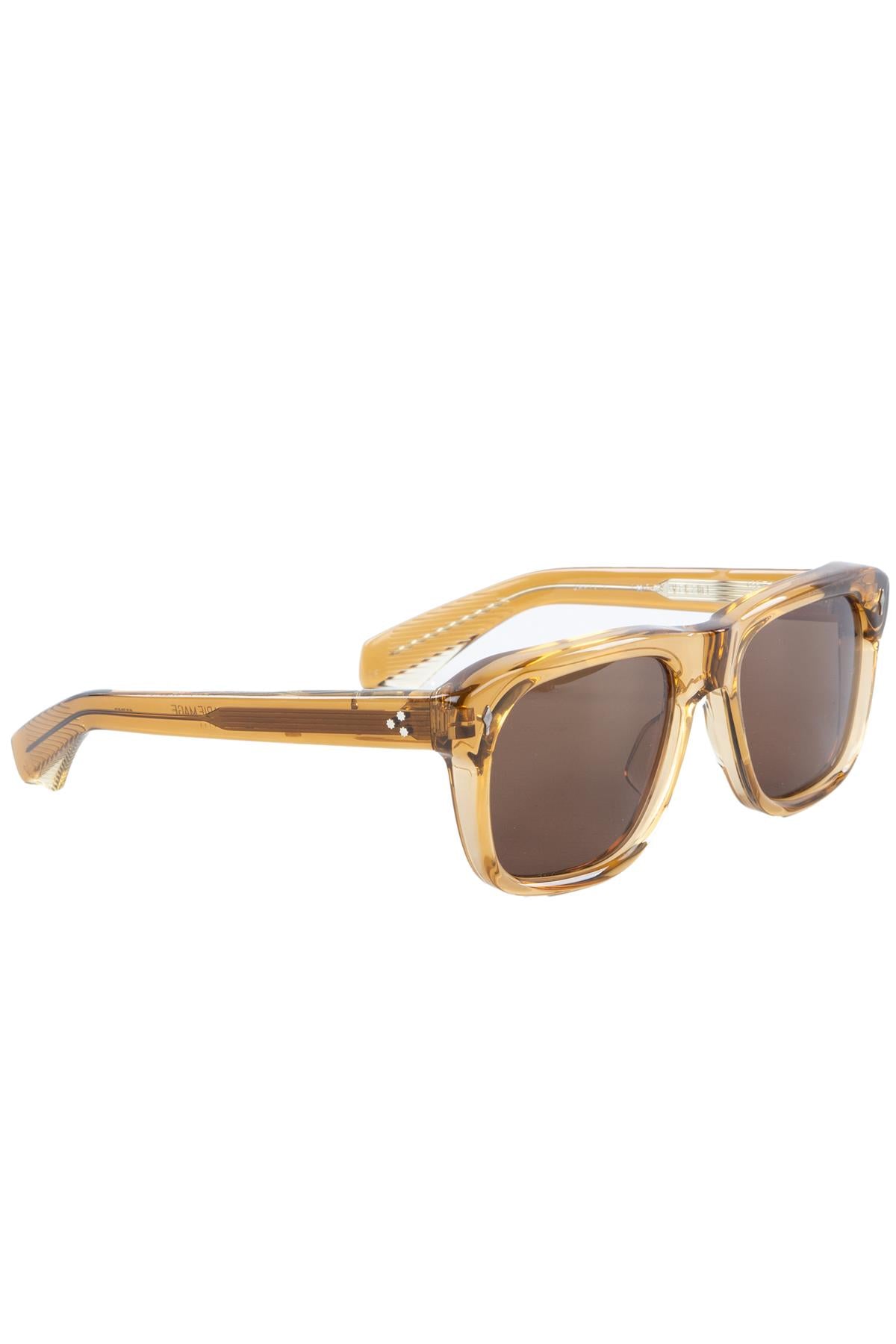 JACQUES MARIE MAGE BROWN YVES SUN ACETATE SUNGLASSES