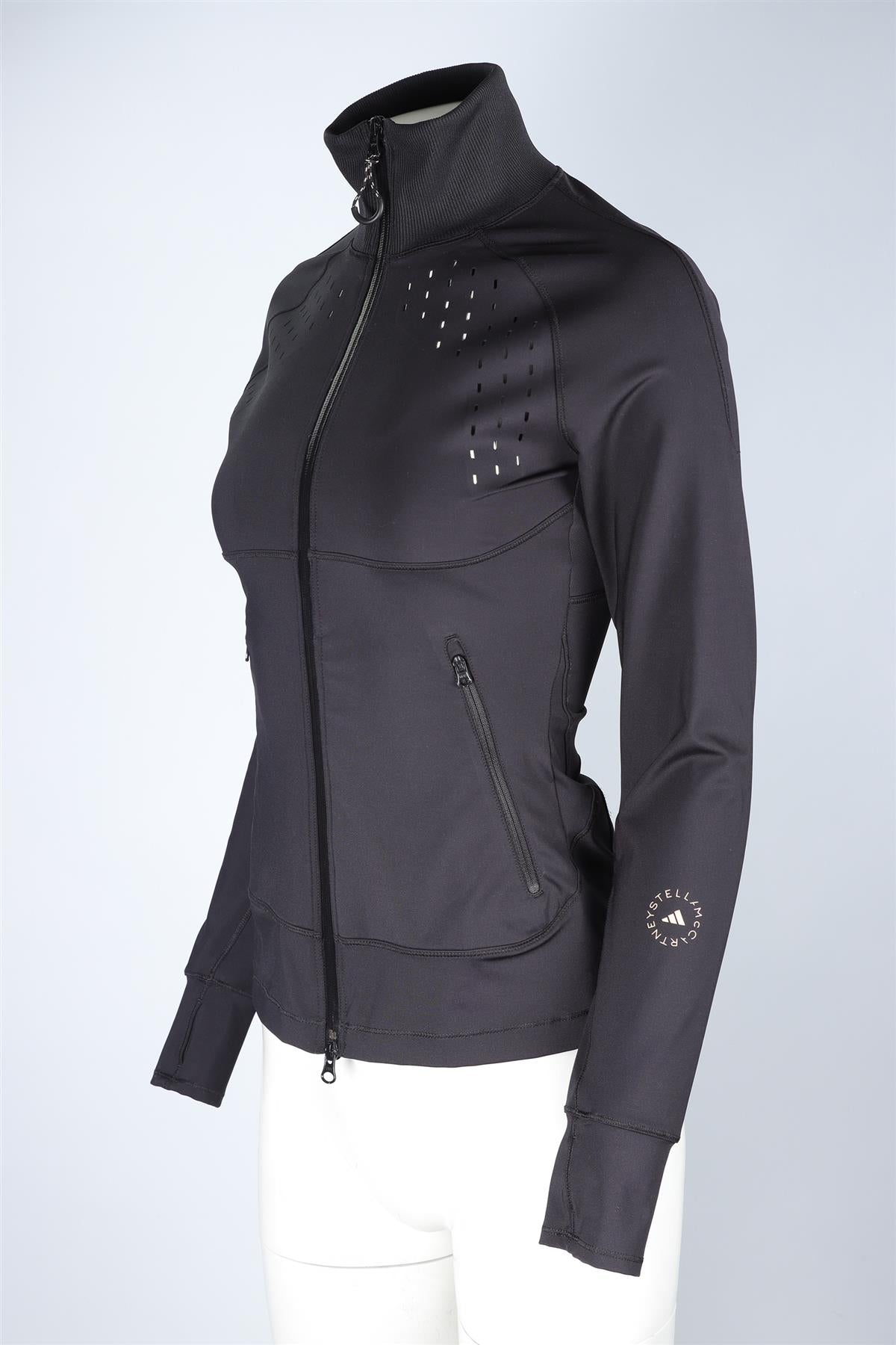 ADIDAS BY STELLA MCCARTNEY BLACK JERSEY JACKET SMALL