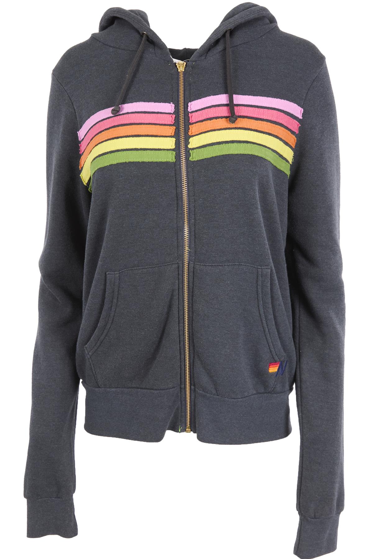AVIATOR NATION NAVY COTTON HOODIE SMALL