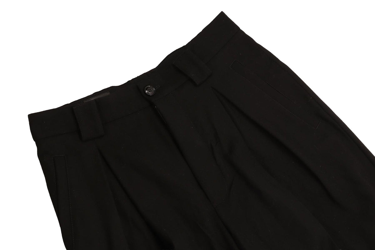 GIORGIO ARMANI BLACK MEN'S WOOL STRAIGHT LEG PANTS IT 46 UK 36