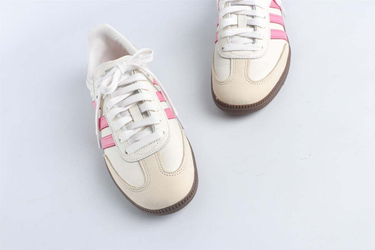 ADIDAS WHITE SAMBA 'CLOUD WHITE LUCID PINK' SNEAKERS EU 38 UK 5 US 6.5