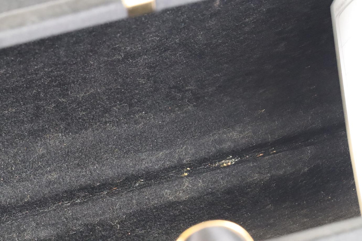 ASPREY TASSELED SATIN AND GOLD TONE CLUTCH
