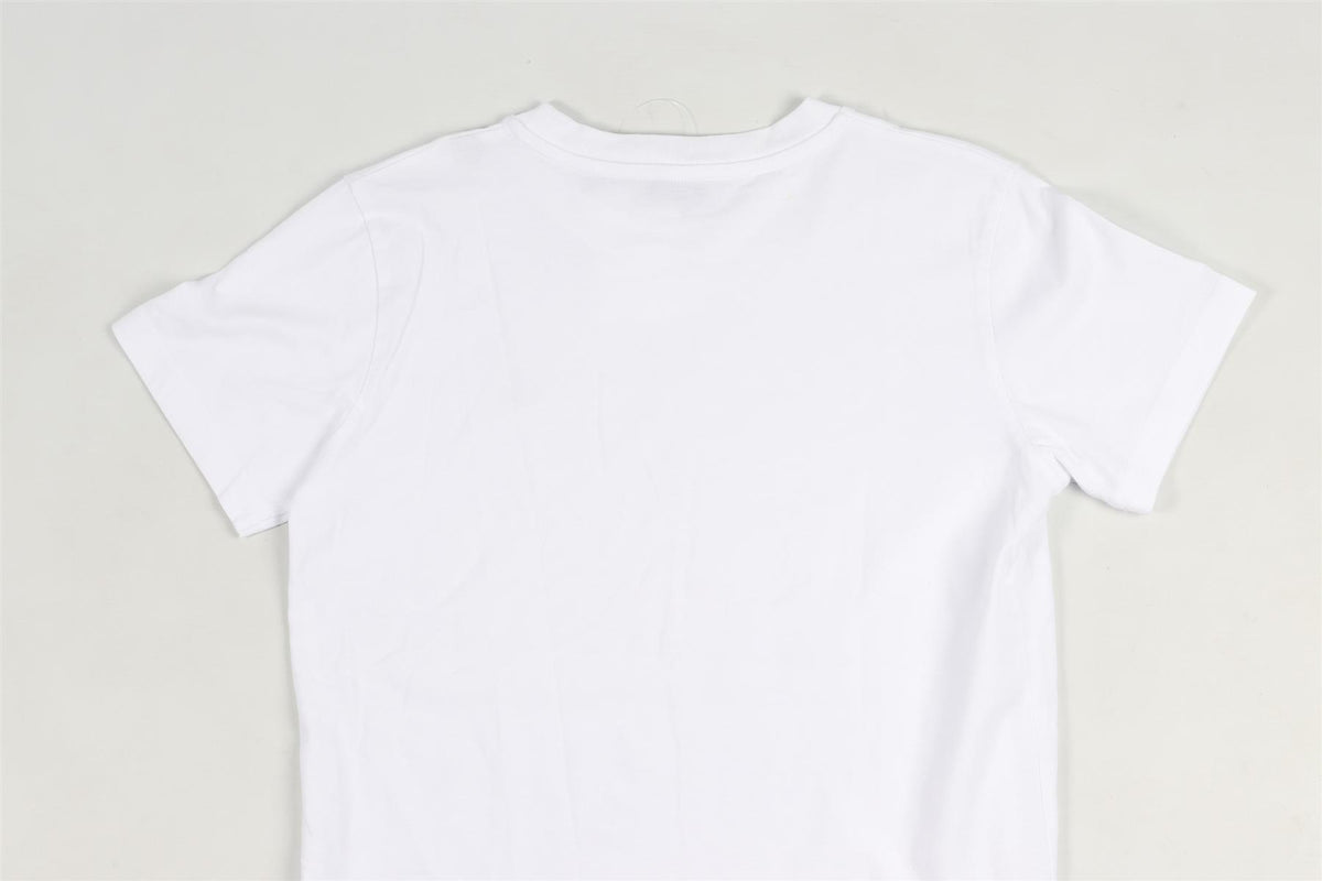 MONCLER WHITE KIDS BOYS COTTON T-SHIRT 8 YEARS