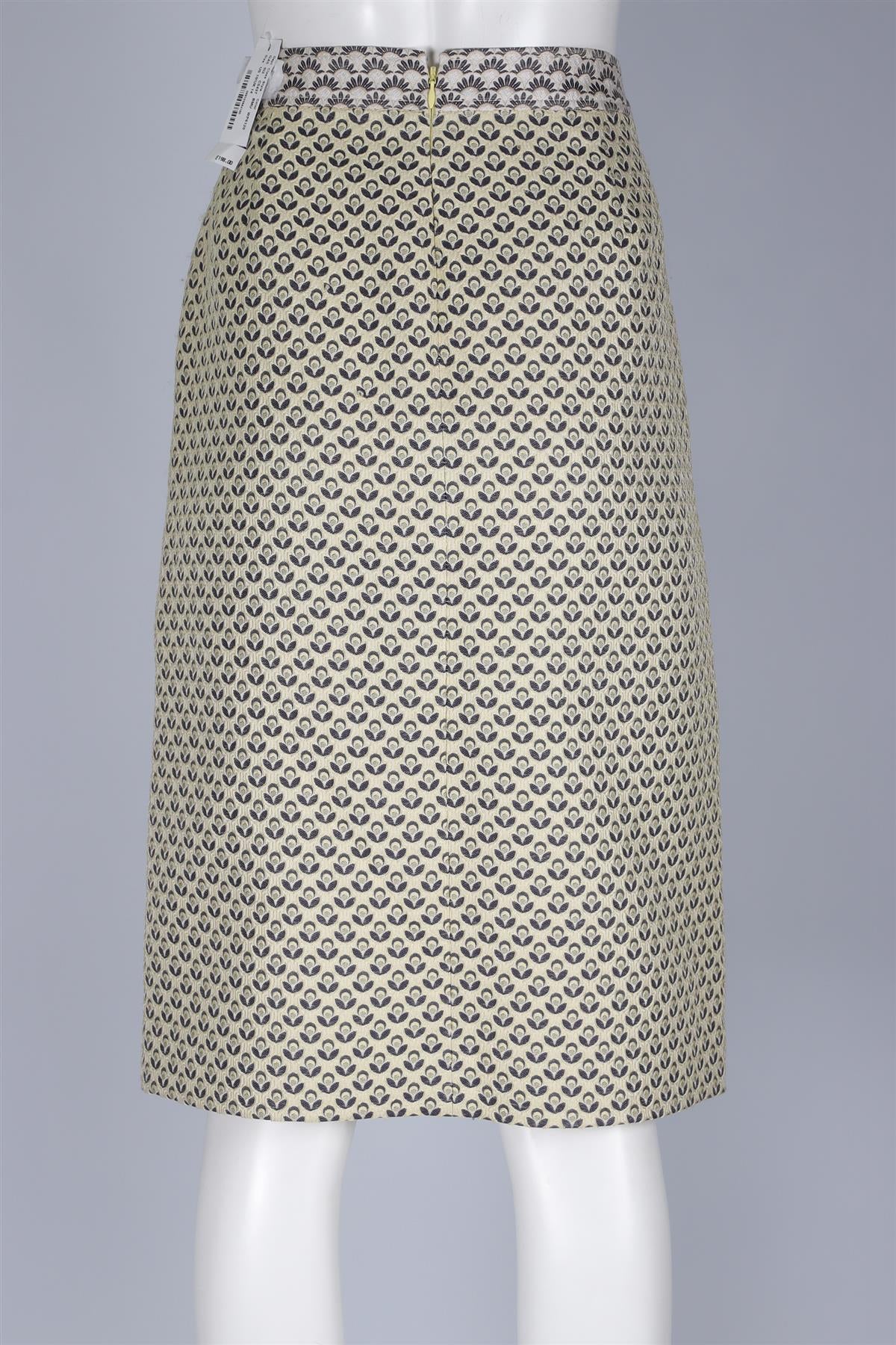 J CREW MULTI WOOL MIDI SKIRT US 10 UK 14