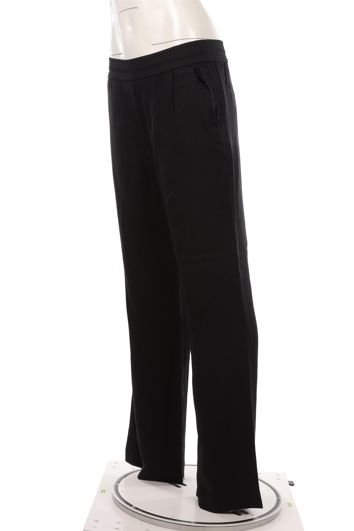 3.1 PHILLIP LIM NAVY CREPE STRAIGHT LEG PANTS US 4 UK 8