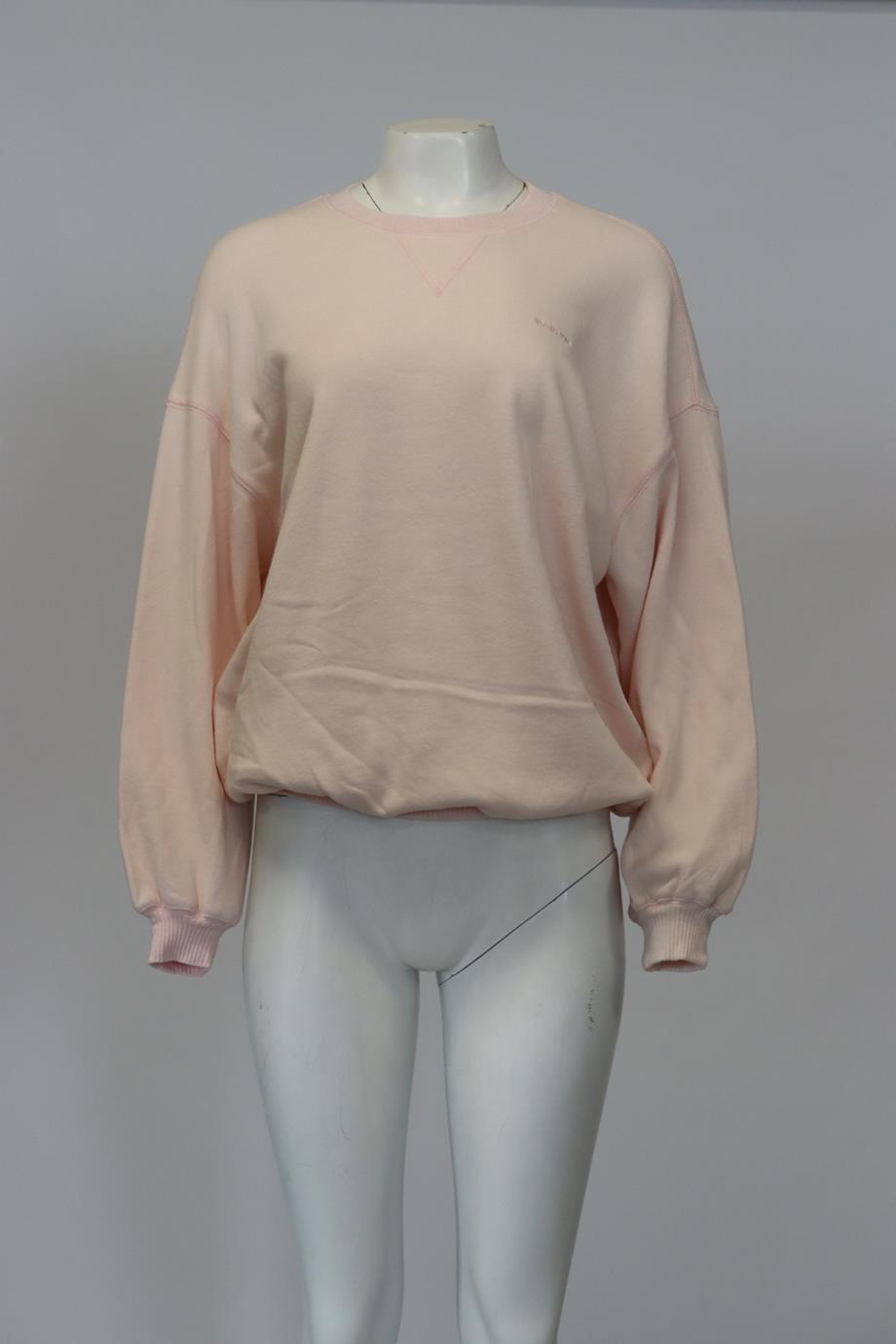 SABLYN COTTON JERSEY SWEATSHIRT SMALL