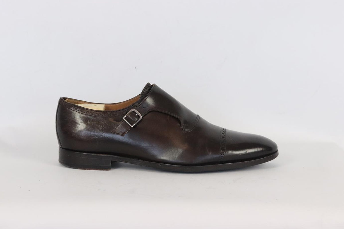 AQUILA MEN'S LEATHER OXFORD SHOES EU 44 UK 10 US 11