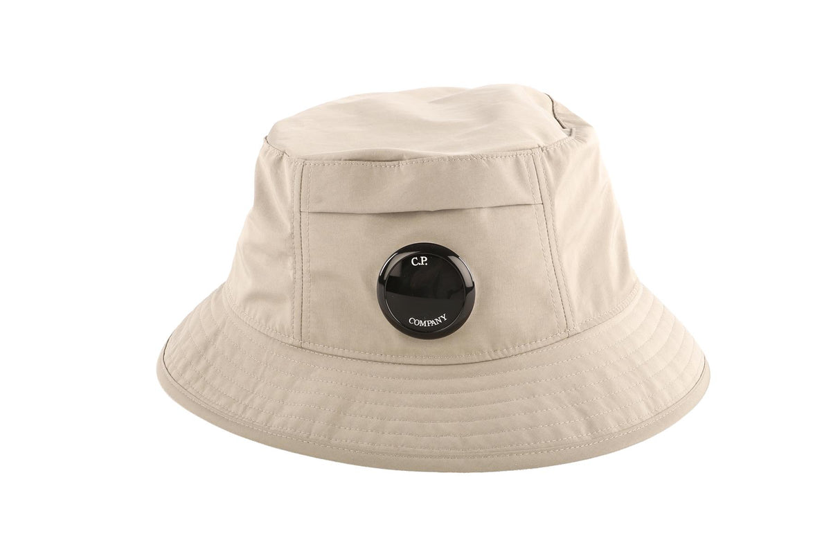 C.P. COMPANY GREY MEN'S SHELL BUCKET HAT XLARGE